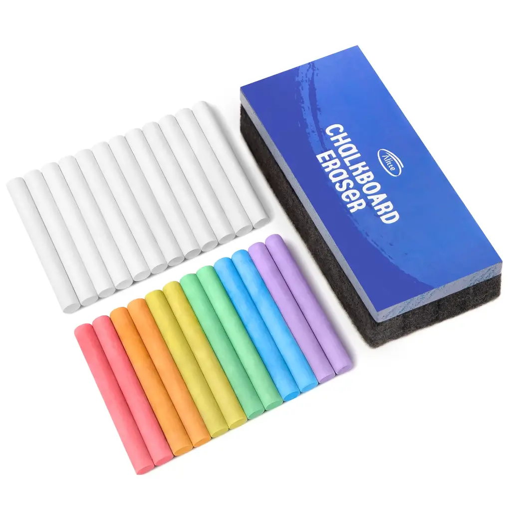 5 Chalk & 1 Eraser
