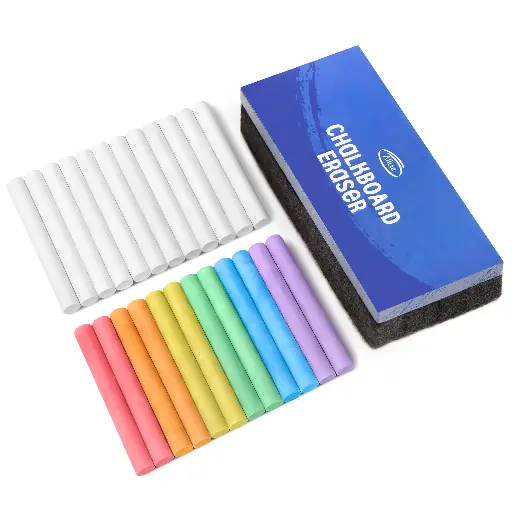 5 Chalk & 1 Eraser