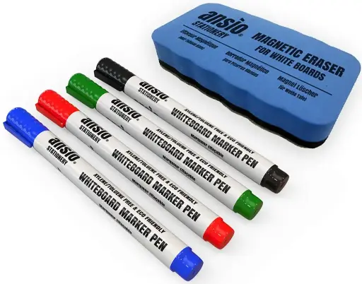 5 Marker & 1 Eraser